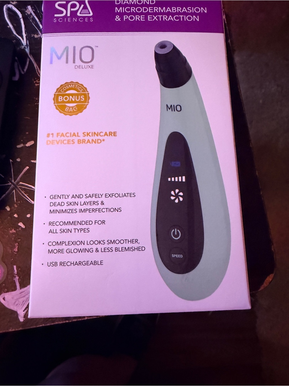 Deluxe Facial Microdermabrasion Device - Mint